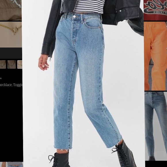 bdg slim straight jeans light wash - Picture 4 of 5